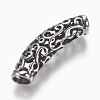 304 Stainless Steel Hollow Tube Beads STAS-F195-036AS-3