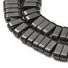 Electroplated Non-magnetic Synthetic Hematite Beads Strands G-C106-B02-14A-3