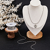 10M 304 Stainless Steel Round Snake Chains CHS-HS0001-01B-5