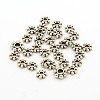 Tibetan Style Alloy Daisy Spacer Beads TIBEB-S039-013AS-RS-2