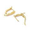 Brass Hoop Earring Findings KK-G536-07G-2