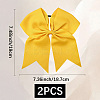 2Pcs Rubber Hair Ties MRMJ-SC0001-49D-2