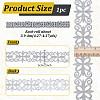 Sew on Ethnic Style Embroidery Flower Polyester Hollow Lace Ribbons OCOR-WH0109-343B-2