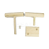 2-Tier Wood T Bar Bracelet Display Stands BDIS-F005-02A-3
