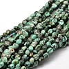 Natural African Turquoise(Jasper) Nuggets Beads Strands X-G-J335-43-1