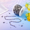 DIY 304 Stainless Steel Link Chains Bracelets/Necklaces Making Kits DIY-TA0012-41A-5