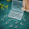 20Pcs Brass Clip-on Earring Findings KK-BBC0004-85-6