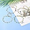 10Pcs Natural Mixed Gemstone Chip Beaded Anklets Set AJEW-PH0004-76-2