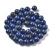 Natural Lapis Lazuli Beads Strands G-P348-01-8mm-5