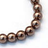 Baking Paint Pearlized Glass Pearl Round Bead Strands X-HY-Q003-6mm-52-2