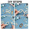   DIY Geometry Earring Making Kit DIY-PH0013-60-4