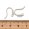 304 Stainless Steel Rhinestone Earring Hooks STAS-D310-01P-02-3