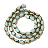 Electroplate Glass Beads Strands EGLA-P061-02A-11-2