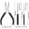 45# Carbon Steel 6-Step Multi-Size Wire Looping Forming Pliers TOOL-BC0001-11B-2