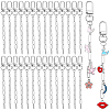 30Pcs Alloy Swivel Clasps HJEW-BM00029-1