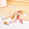 12Pcs 6 Style Natural & Synthetic Gemstone Pendants G-FW0001-23-5