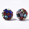 Pave Disco Ball Beads RB-T017-02-25-2