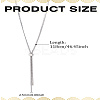 1Pc Brass Snake Chain Necklaces for Women NJEW-LP0007-04P-2