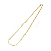 Ion Plating(IP) 304 Stainless Steel Herringbone Chain Necklace for Men Women NJEW-E076-04C-G-1