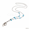 304 Stainless Steel ID Card Neck Strap Card Holder AJEW-PH01412-03-1