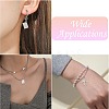 6Pcs 6 Styles Brass Micro Pave Clear Cubic Zirconia Charms KK-CJ0003-31-7
