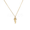 304 Stainless Steel Italian Horn Pendant Necklaces for Women WGAC5B5-04-1