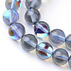 Synthetic Moonstone Beads Strands G-R375-12mm-B03-1