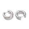 Tarnish Resistant 201 Stainless Steel Huggie Hoop Earrings EJEW-O095-05-16-2