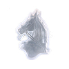 DIY Horse Head Ornament Food Grade Silicone Molds SIMO-PW0011-05-2