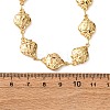 304 Stainless Steel Strawberry Link Chain Necklaces for Women NJEW-G178-15G-5