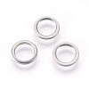 Tarnish Resistant 304 Stainless Steel Linking Rings X-STAS-F187-51P-8mm-1