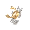 Adjustable 201 Stainless Steel Cuff Open Rings for Women LS-RJEW-B156-02GP-02-2