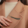 4Pcs 4 Styles Feather & Branch Alloy Brooch Pins JEWB-LP0004-84-3