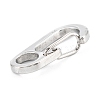 Non-Tarnish 304 Stainless Steel Push Gate Snap Keychain Clasp Findings LS-STAS-C024-13P-3