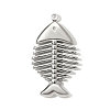 304 Stainless Steel Pendants STAS-OY001-18P-1