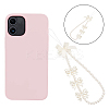 WADORN Pearl Beaded Mobile Phone Straps AJEW-WR0001-54-3