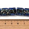 Handmade Dichroic Foil Glass Beads Strands DICH-U001-07I-4