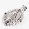 316 Surgical Stainless Steel Pendants STAS-H141-A11-P-2
