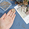 240Pcs 8 Styles 304 Stainless Steel Ball Head Pins STAS-WR0001-36-3