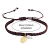 Brass & Imitation Pearl Charm Bracelets LS-PJ9657-5-2
