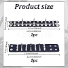 2Pcs 2 Styles PU Imitation Leather Cord Bracelets BJEW-UN0001-62-3