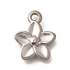 304 Stainless Steel Pendants STAS-P381-10P-1