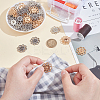 30Pcs 3 Colors Hollow Alloy Snap Buttons BUTT-NB0001-76-3