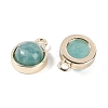 Natural Amazonite Pendants G-K372-03G-01-2