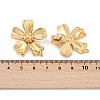 304 Stainless Steel Stud Earrings EJEW-D306-02G-3