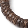 Coconut Disc Beaded Stretch Bracelets BJEW-JB10465-02-4
