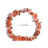 Natural & Synthetic Mixed Stone Chips Stretch Bracelets BJEW-JB01308-2