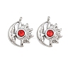 304 Stainless Steel Rhinestone Pendants STAS-Z166-24P-2