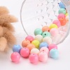 Solid Chunky Bubblegum Acrylic Ball Beads SACR-R835-14mm-M-3