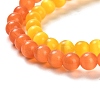 Cat Eye Glass Bead Strands CE-R010-08-3